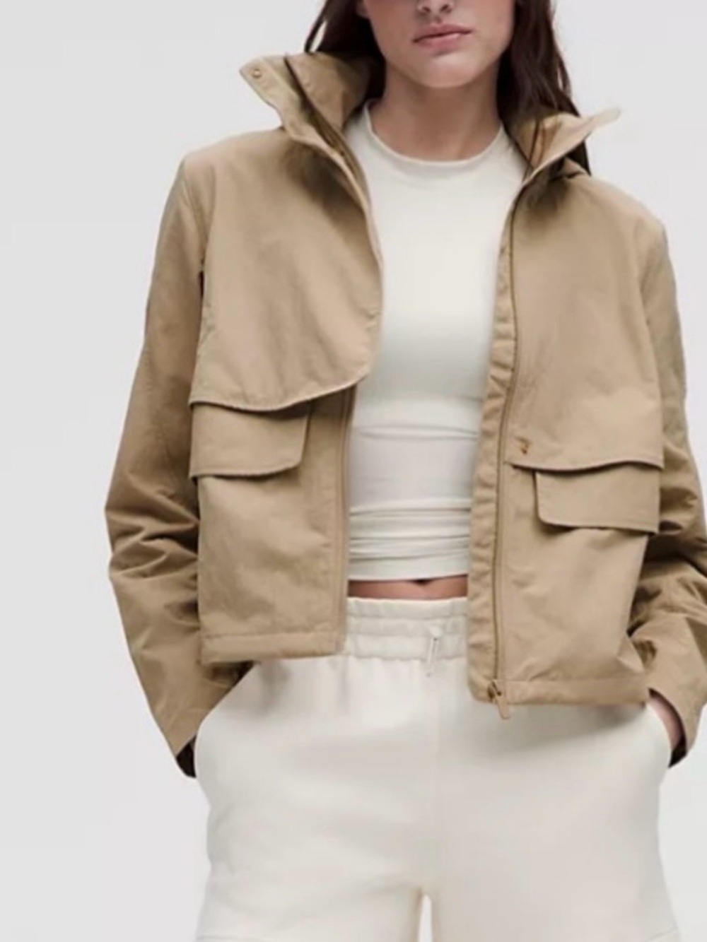 NWOT Lululemon Always Effortless Classic Fit Jacket Sheer Oak Size 4
